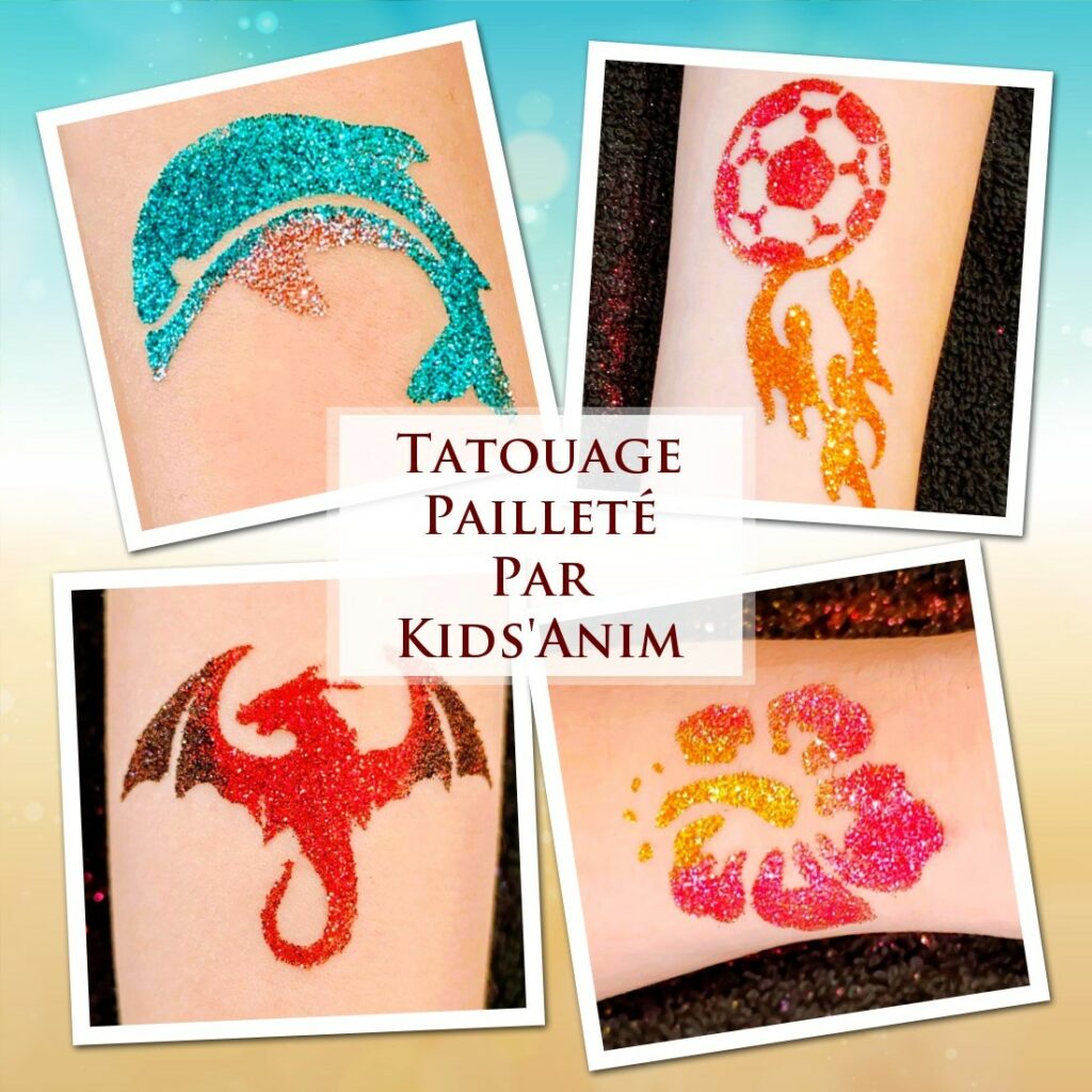 tatouage pailleté